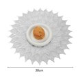 thumbnail image 4 of Homerr Cup Mat Table Placemat Cup Mat Waterproof Washable Lotus Leaf Eco friendly Non slip PVC Dining Table Mat Pad Household Supplies, 4 of 6