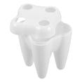 thumbnail image 3 of Portacepillos de dientes con forma de diente, creativo, con dibujos animados, con múltiples ranuras, para baño, para niños y adultos, 3 of 8