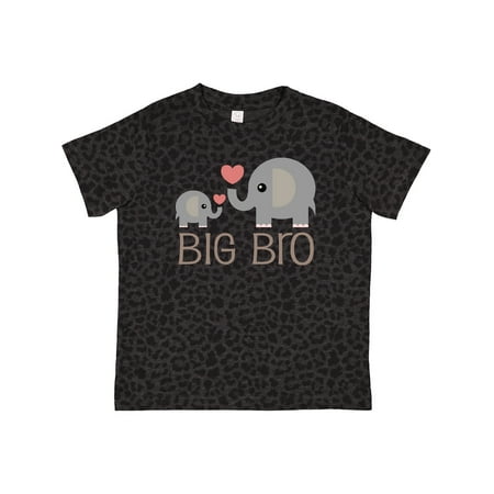 

Inktastic Big Bro Boys Elephant Brother Announcement Gift Toddler Boy Girl T-Shirt