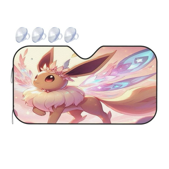 Eevee Car Windshield Sun Shade Sunshade for Car Window Car Sun Shade Windshield for Front Window Summer Sunshade for Car Window Shades S