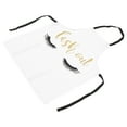 thumbnail image 4 of Lash Salon Apron, Lash Aprons Washable Sleeveless Cotton-Polyester Eyelash Pattern  For Nail Salon For Eyelash Artist, 4 of 8