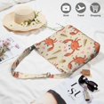 thumbnail image 2 of Marine Adorable Crab Canvas Handbag Cross Body Shoulder Purse Bag Tote Handbag for Women Men, 2 of 5