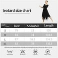 thumbnail image 2 of Women Long Sleeve Praise Dance Loose Fit Liturgical Worship Costume With Double Layered Irregular Skirt Dresses, 2 of 5