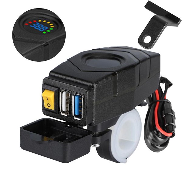 Cargador de bicicleta eléctrica Dc20-80v para manillares de 22-25 mm/0,86-0,98" de diámetro