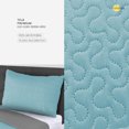 thumbnail image 4 of Edredon Ligero Coverlet King Size Aqua y Gris Onstore, 4 of 9