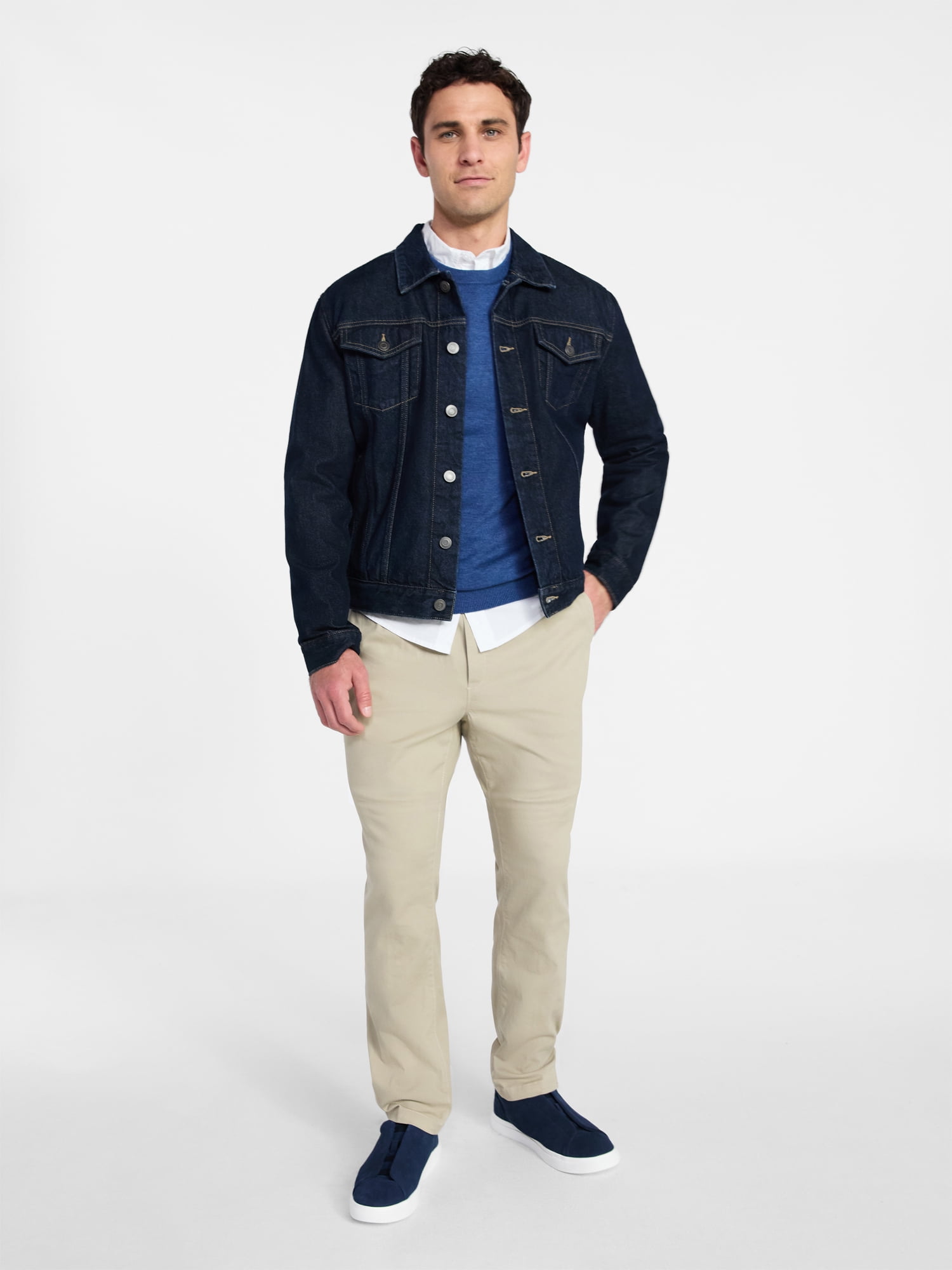 George Men's & Big Men's Denim Jacket, Sizes S-3XL