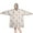White Highland Cow, variant on White Highland Cow Flower Pattern Wearable Oversized Blanket,Wearable Blanket Hoodie for Adults,Cozy Hooded Blankets with Super Pockets,Super Warm Fuzzy Pullover for Women & Men