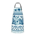 thumbnail image 3 of Cauagu Sea Underwater Jellyfish Aprons with Pockets,Waterproof Apron for Women,Kitchen Cooking Apron Adjustable Bib Aprons Chef Apron for Cooking,Drawing,Crafting, 3 of 8