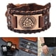 thumbnail image 3 of Pulsera de tótem vikingo Sunnimix Cuero PU Rojo Cobre, 3 of 8