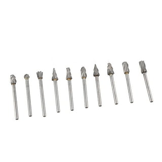 5Pcs Wood Carving Engraving Drill Bits Set Milling Cutter For Dremel Rotary  Tool