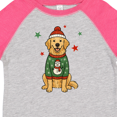 thumbnail image 4 of Inktastic Golden Retriever Christmas Boys or Girls Toddler T-Shirt, 4 of 5