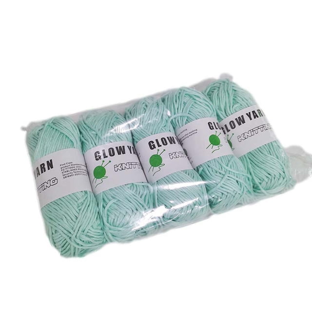 Brillo en la Mano Oscura Tejido Hielo Luminoso Diy el en Entre