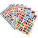 thumbnail image 1 of 8 Sheets Of Adhesive World Flag Stickers Cheering Flag Stickers Novelty Flag Face Stickers, 1 of 2