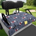 thumbnail image 4 of Pzuqiu Golf Cart Seat Covers with Paw Print Pattern, Golf Cart Seats Cushion for 2 Passenger Club Car Models, 4 of 9