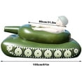 thumbnail image 2 of Inflatable Tank Swimming Pool Float Floatie, Pool Tank Type Water Spray Ring Floaty Party Toys Comfortable Summer Floating Pool Toy for Kids Adults, 2 of 8