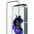 thumbnail image 4 of 2x Tempered Glass for Nothing Phone 1, Nakedcellphone 9H Hard Clear Screen Protector Guard [Scratch/Crack Saver] - Full Size with Black Trim Border, 4 of 7
