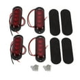 thumbnail image 1 of Luces laterales para camiones LucesLuz estroboscópica para automóvil, 4 LED IP65 Luces laterales impermeables para camiones 3000K para automóviles para camiones para remolques, 1 of 8