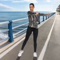 thumbnail image 6 of FORMRS Womens Long Sleeve Shirts UPF 50+ Sun Protection Quick Dry Fishing Hiking Tops, Size S-2XL, Dark Flowers Pattern, 6 of 8