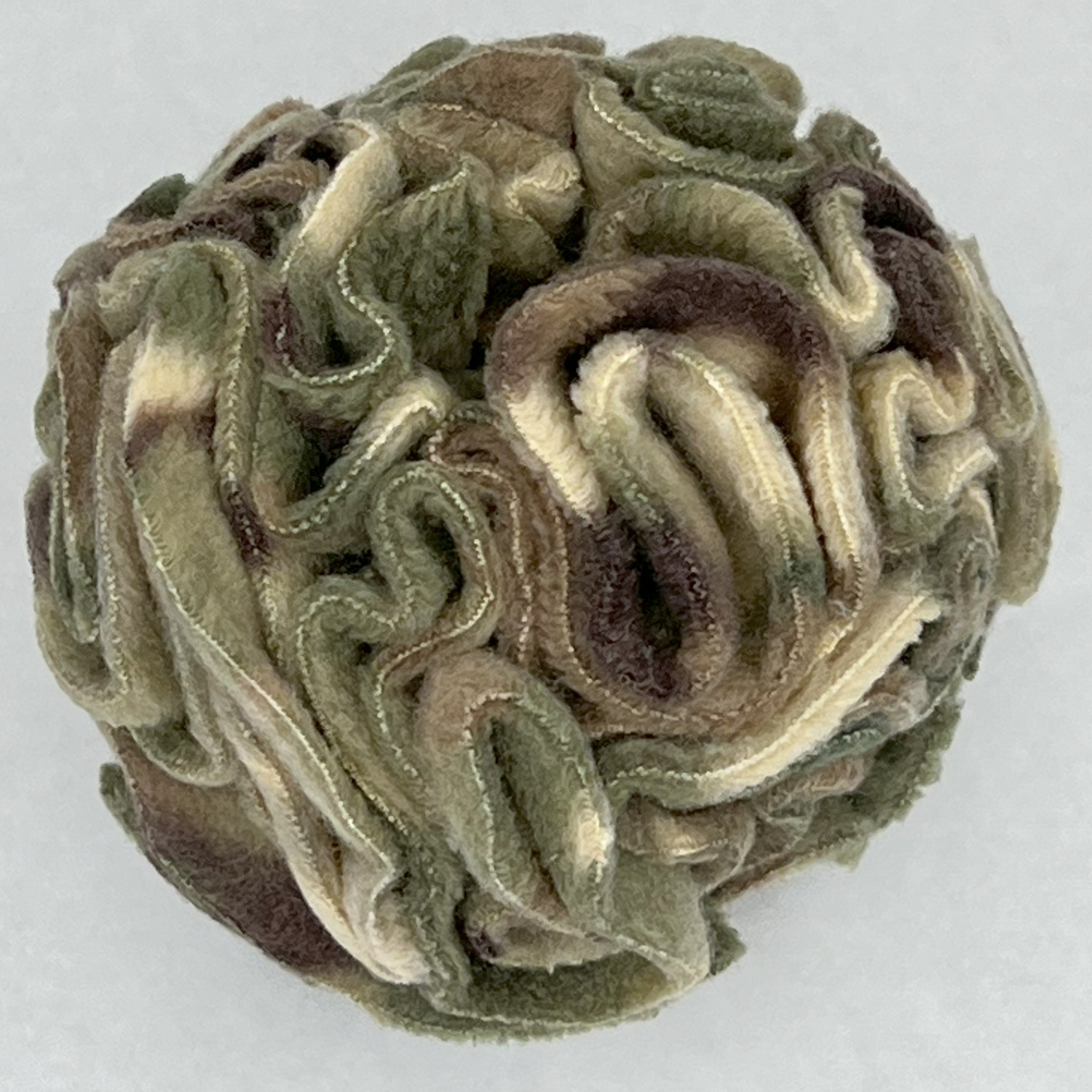 Camouflage Snuffle Interactive Foraging Dog Puzzle Ball Toy for Puppy and Adult