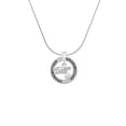 thumbnail image 2 of Delight Jewelry Silvertone Hit Like a Girl with Enamel Volleyball Silvertone Grandmother Ring Charm Necklace, 18", 2 of 4