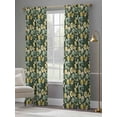 thumbnail image 4 of Vintage Flower Sheer Curtains 96 Inch Length 2 Panels Set Window Treatments, Green Spring Floral Leaves Pastoral Birds Plants Rod Pocket Semi Curtains for Living Room/Bedroom/Kitchen, 104"W x 96"L, 4 of 7