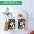thumbnail image 4 of Yayeee Pot Holders Kitchen Heat Resistant with Pockets 7"x9.8" Cotton Oven Cooking Hot Pads, White and Pink Roses, 4 of 7
