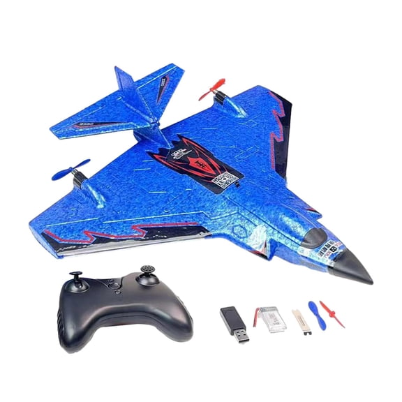Juguetes Hobby Plane Foam RC Glider RC Avión de Ala Fija con Luz Control Remoto Aviones Jet Fighter Juguetes para Adultos Principiantes Regalos de Vac CUTICAT Avión teledirigido