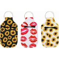 thumbnail image 1 of WWS-3 Pcs Porte-Clés Désinfectant pour les Mains pour Sac à Main Conteneurs de Voyage, 1 of 4