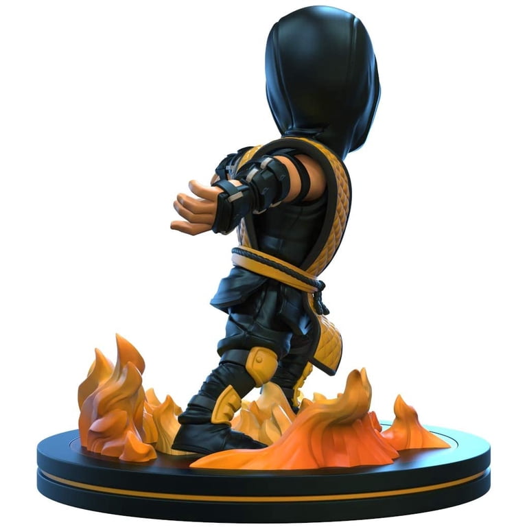 Mortal Kombat Scorpion with Spear - QMx 3.75 inch Everstone Q-Fig