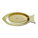 thumbnail image 1 of Plato de pescado de acero inoxidable forma de pescado al forma de pescado bandeja de metal inquebrantable para servir plato para fiestas para, 1 of 9