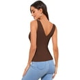 thumbnail image 2 of Women's Spaghetti Strap Knot Back Crop Top Wrap Cami Top, 2 of 5