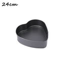 thumbnail image 4 of Heart-Shaped Metal Springform Cake Pan, Removable Bottom with Clasp, Durable Baking Tool for Cheesecakes/Layer Cakes, 4 of 4
