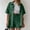 Green, variant on Short Set Two Piece Outfits Sets Button Down Shirt Short Summer Sets Matching Set Women