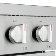 30 in. Heritage Collection 4.6 cu. ft. Electric Range with 4 Surface Burners and Convection Oven in Stainless Steel