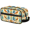 Multicolor 1, variant on Colorful Mexican Sugar Skulls Travel Makeup Bag, Waterproof Boho Sunflowers Toiletry Organizer, Portable Cosmetic Pouch for Daily Use