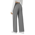 thumbnail image 4 of Olyvenn High Waisted Work Pants for Women Business Casual Outfits 2025 Office Dress Pants Trousers with Pockets Gray XL, 4 of 5