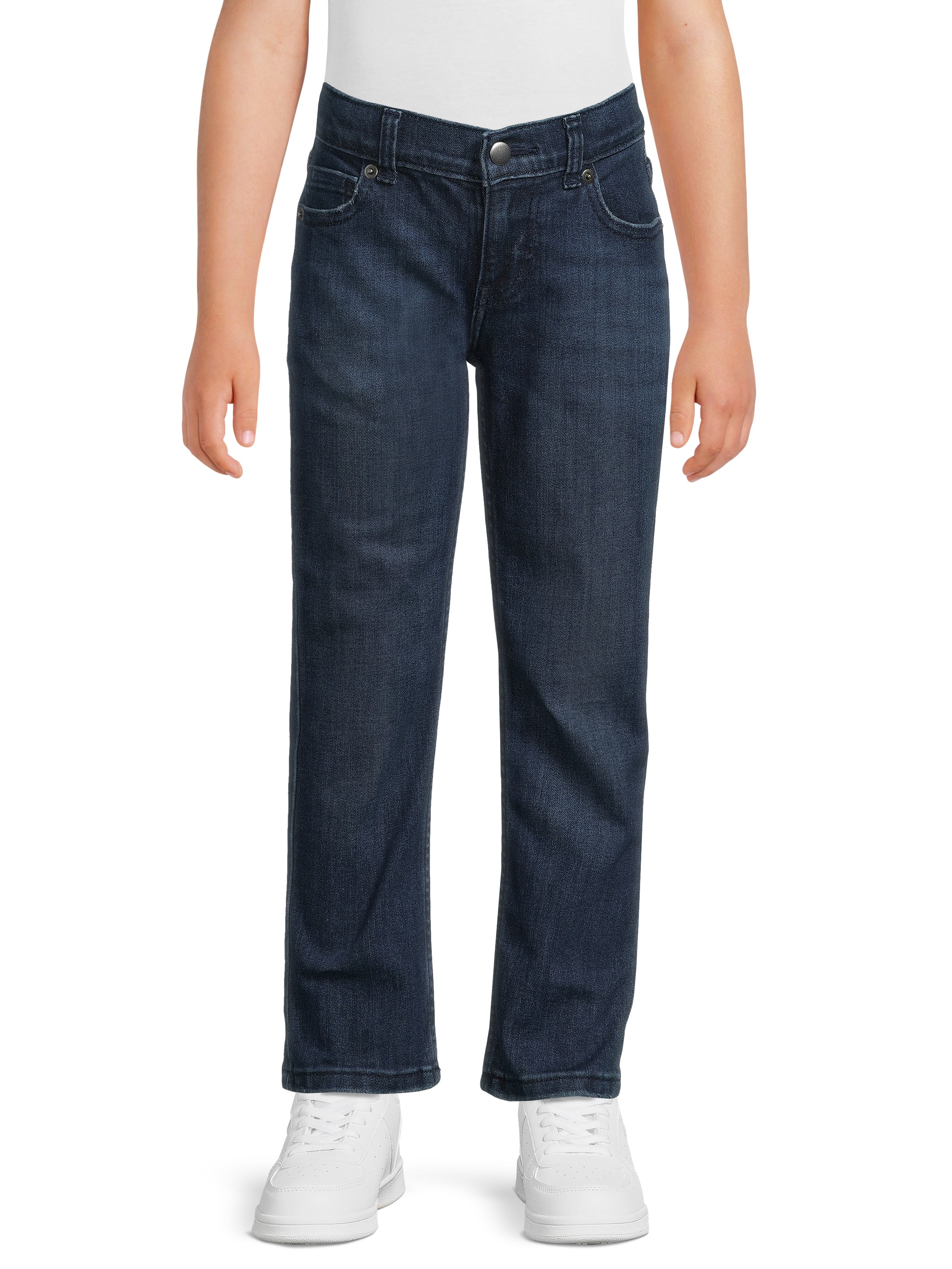 Wonder Nation Boys Straight Fit Denim Jeans, Sizes 4-18 & Husky