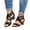 Black, variant on Clearance VerPetridure Women's Cross Strap Zipper Sandals High Heel Chunky Heel Women's Sandals Summer Casual Sandals