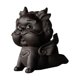 thumbnail image 1 of Estatua pequeña de Pixiu, escultura de mascota de té, buena fortuna, adorno pequeño de Pixiu, Pixiu Negro, 1 of 9