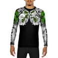 thumbnail image 2 of Raven Fightwear Men's Amazonia Rash Guard MMA BJJ Black, 2 of 3