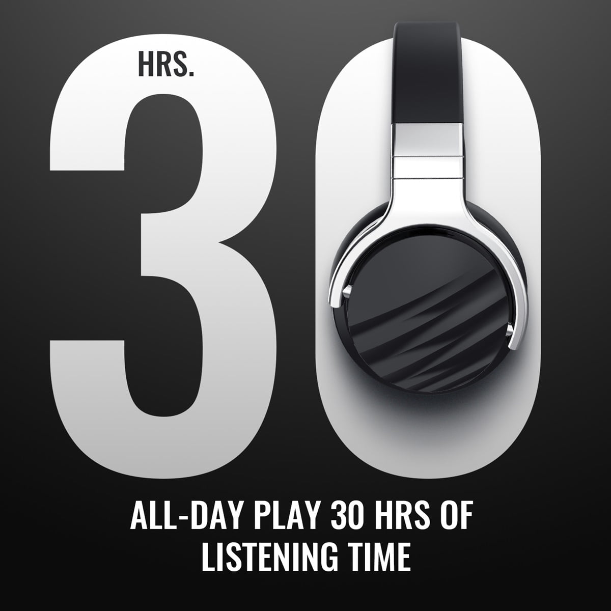 delpattern Bluetooth Headphones Noise Cancelling Wireless Over Ear Headphones with Microphone, 30H Playingtime