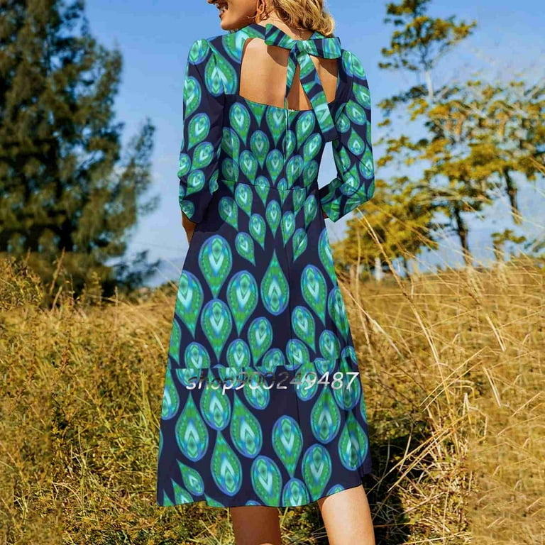 Peacock party dresses online
