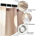 thumbnail image 5 of Valentine''s Day Shower Curtain, Bokeh Heart Wall Glitter Love Theme Romantic Bathroom Curtain Waterproof Fabric Machine Washable with Hooks, 36" Wx72 L, 5 of 6