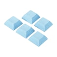 thumbnail image 1 of Unique Bargains 1U Blank Keycaps, 5 Pack Universal PBT Keyboard Replacement Accessories for MX Mechanical Keyboard, Light Blue, 1 of 6