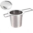 thumbnail image 1 of Accesorio de cocina colador de té, filtro de té y tapa/bandeja de goteo, filtro de té extrafino, para todo el té suelto y todas las hojas de té, diseño, 1 of 4