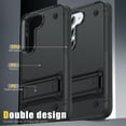 thumbnail image 5 of Dteck for Samsung Galaxy S23 Plus, Military Drop Protection Shockproof Foldable Kickstand Heavy Duty Armor Phone Case, Black, 5 of 7