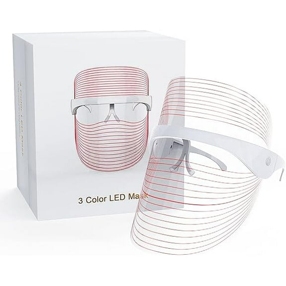 2025  3-Color LED Light Mask - Professional Photon Facial Device for Anti-Aging & Rejuvenation