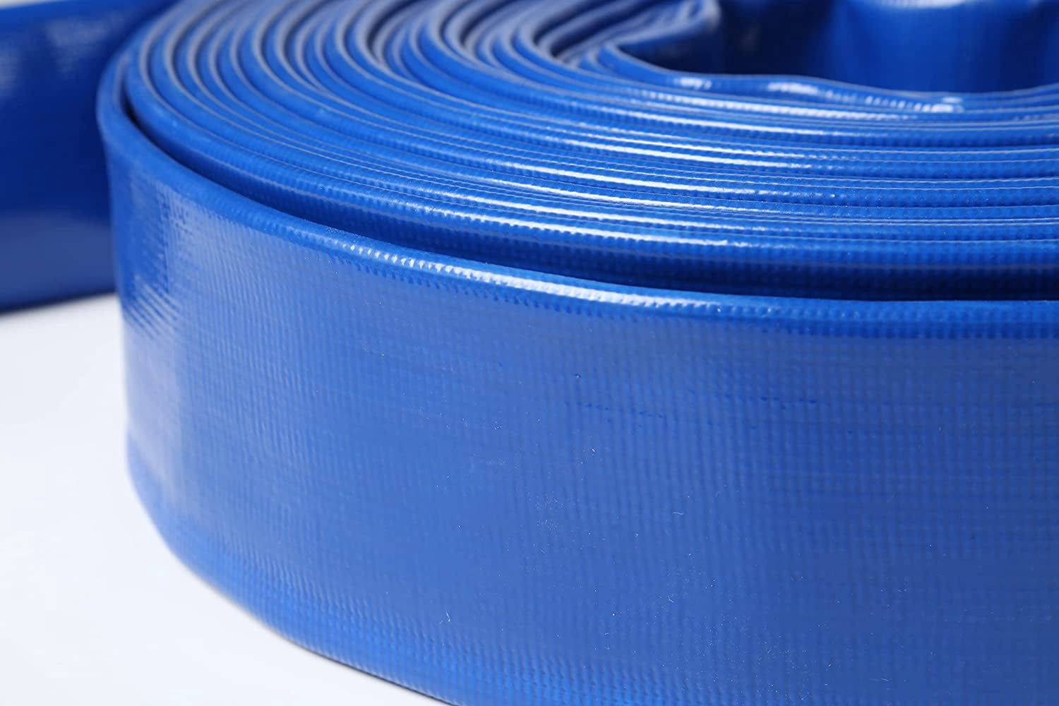 2" Inch X 300'Feet Agricultural PVC LayFlat Discharge Pump Hose Threaded Camlock