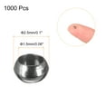 thumbnail image 2 of Uxcell 1000 Pcs Brass Crimp Tube Beads Jewelry Making Tube Crimp End Spacer Bead for DIY Dark Grey 0.1", 2 of 5