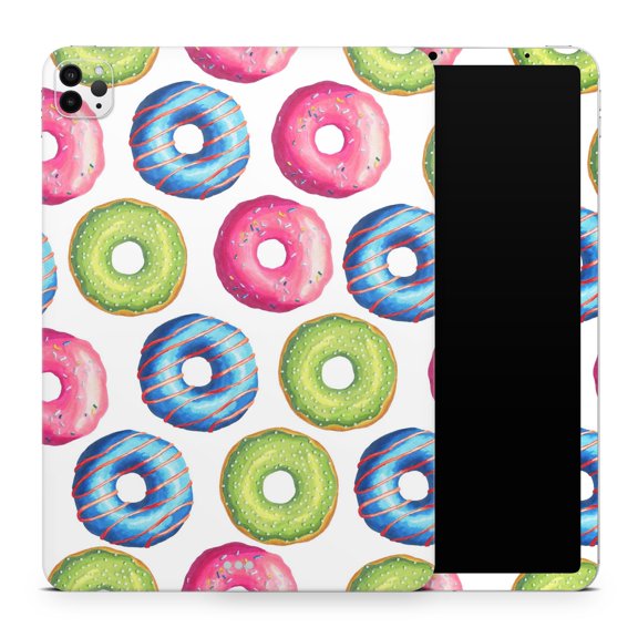 DesignSkinz Yummy Colored Donut Galore Full-Body Skin Decal Wrap Cover for iPad (A1219/A1337)